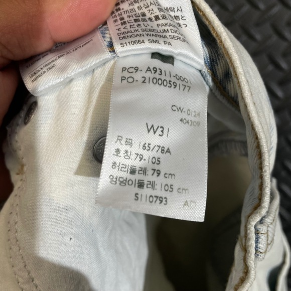 Levi's High Baggy Shorts Blue Light Wash Denim Women's Size‎ W31 - Picture 5 of 9